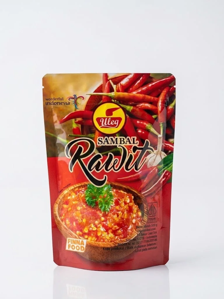 Kemasan Sambal Rawit Uleg Finna